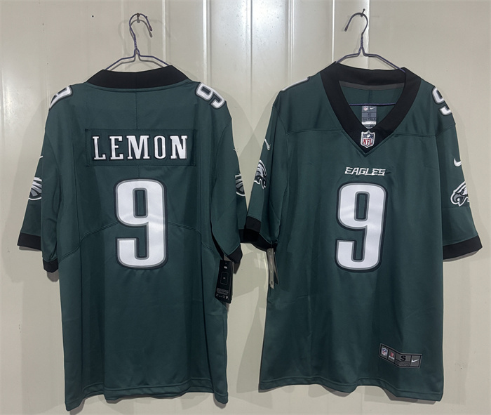 Men's Philadelphia Eagles #9 Makai Lemon Green 2026 Draft Vapor Untouchable Limited Stitched Football Jersey